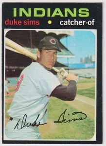 1971 Topps MLB #172 Duke Sims Cleveland - Picture 1 of 2