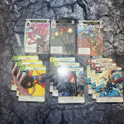 Marvel Champions: Promo Cards - Ms. Marvel, Black Widow, and Thor, plus Events - Image 1 of 2