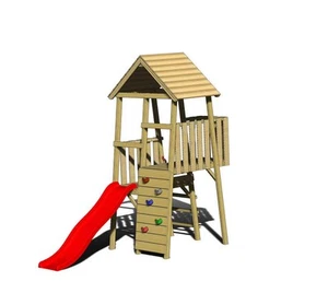 Stelzenhaus Spielturm Wendi Toys Hase Kletterturm Kinder Spielhaus Kinder Garten - Bild 1 von 9