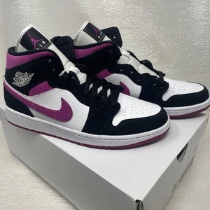 RARE - Air Jordan 1 Mid Magenta - Cactus Flower Women’s Size 11 - BQ6472-005 - Bild 1 von 10
