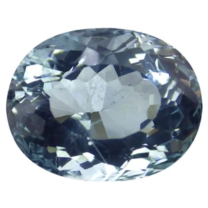 Aguamarina Brasil 100% Natural 3,78 ct Ovalada (11,11 x 8,87 mm) Sin Calentar - Imagen 1 de 1