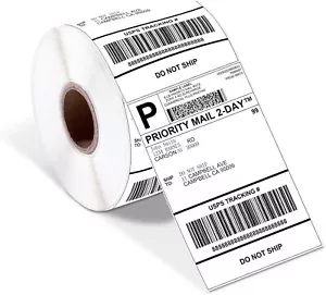 4x6" 100x150mm Direct Thermal Labels 500/Roll Postage Shipping Labels UK Stock - Picture 1 of 7