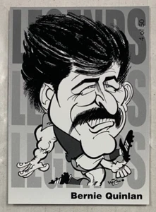AFL WEG's FOOTY LEGENDS Series 1 BERNIE QUINLAN Card 4 of 50 NEW Weg Art - Picture 1 of 3