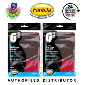 Farecla G3 Pro Body Prep Clay Mitt x 2 Car Bodywork Detailing Mitt 7191 - Picture 1 of 6
