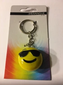 Emoji Keychain Yellow  New - Picture 1 of 3