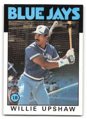 Willie Upshaw 1986 Topps BASEBALL #745 Toronto Blue Jays - Image 1 of 2