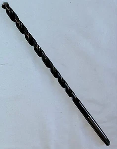 11/32" x 10" Extra Long Drill Bit Taper Shank 1MT HSS 118° Point RH Cut National - Picture 1 of 4