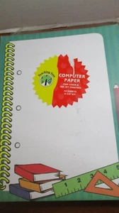 TEACHING TREE~42 Sheets SCHOOL TIME COMPUTER PAPER~8.5" x 11"~NIP - Picture 1 of 4