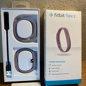 Fitbit Flex 2 Gesundheitstracker Sportband Schlafmonitor Bluetooth Lavendel S/L - Bild 1 von 6