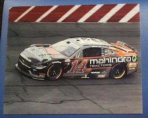 CHASE BRISCOE 2024 #14 MAHINDRA TRACTORS FORD ON TRACK 8x10 Glossy Photo - Picture 1 of 1