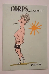 08A28 CARTE POSTALE CPSM ILLUSTRATEUR LASSALVY HUMORISTIQUE - SERIE CORPS - Picture 1 of 1