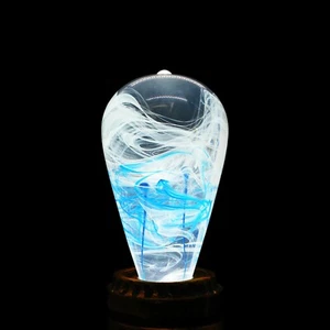 EP LIGHT LED Bulb Cosmo Bedside Lamp Ambient Llighting-blue drop Holiday Gifts - Picture 1 of 8