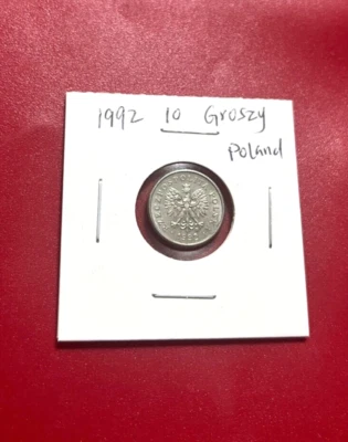 Moneda de 10 GROSZY POLONIA 1992 - ¡BONITA MONEDA MUNDIAL!!! Foto 1 de 2