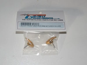 GPM MR2021/2 Alloy Front Knuckle Arm set 2°  " Gold " Mini-Z MR02 - Picture 1 of 1