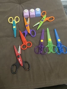 Fiskars Toddler Scissors Bundle Baker Ross Paper Punch Children Safe - Picture 1 of 8
