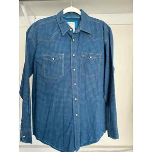 Rough Stock Panhandle Slim Pearl Snap Long-Sleeve Button-Down Men's Rodeo Shirt - Picture 1 of 8