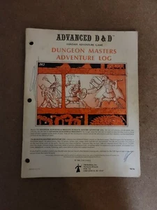 AD&D Dungeon Masters Adventure Log 1980 TSR 9036 de colección - Imagen 1 de 10
