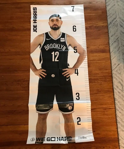 NBA Brooklyn Nets Joe Harris Growth Chart Poster Cover