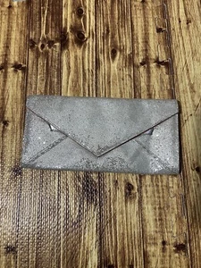 Victoria’s Secret Clutch Purse Silver Sparkly Clutch 9” X 5” - Picture 1 of 7