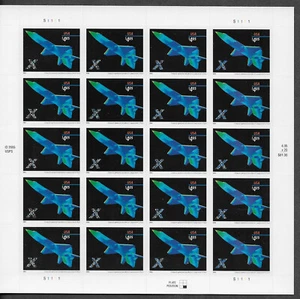 US Stamps Scott #4018 (20) MNH $4.05 X-Planes Lithographed Hologram SCV $160 - Picture 1 of 2