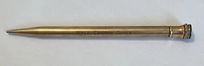 WAHL EVERSHARP FOUNTAIN PEN/PENCIL VINTAGE GOLD FILLED RIFLE DANCE COMPANY USA - Image 1 of 4