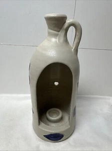 Aplique Williamsburg Candelabro Gris Gres Azul Esmalte Sal 7/8" - Imagen 1 de 9