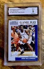 2019 Panini Contenders Draft Picks Game Day Ticket Zion Williamson #1 GMA 9