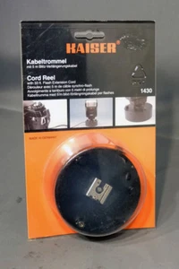 Kaiser Cord Reel 33ft Kabeltrommel Flash Extension cord 35mm SLR film New 1430 - Picture 1 of 1
