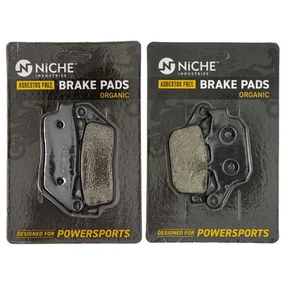 NICHE Brake Pad Set for Suzuki GW250 59301-48811 69100-48820 Front Rear Organic - Image 1 of 4