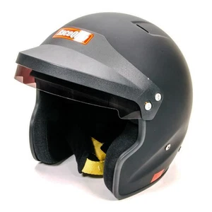 Casco RaceQuip OF20 cara abierta Snell clasificación SA-2020 negro brillante grande - Imagen 1 de 3