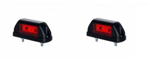 2x Luci di posizione a LED per marcatura laterale prova E9. 12/24V nuovo confezione originale - Foto 1 di 1