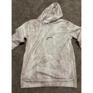 NWOT Unbranded White Beige Camo Hoodie Mens Size M-L - Picture 1 of 2