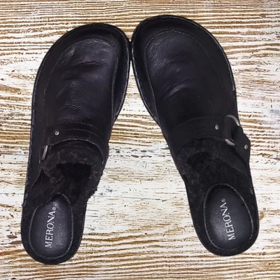 Merona Ladies Faux Leather Wedges Size 7 - Image 1 of 4