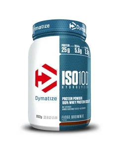 Dymatize ISO 100 Hydrolyzed Fudge Brownie 932g - Whey hydrolysate + isolate - Picture 1 of 5