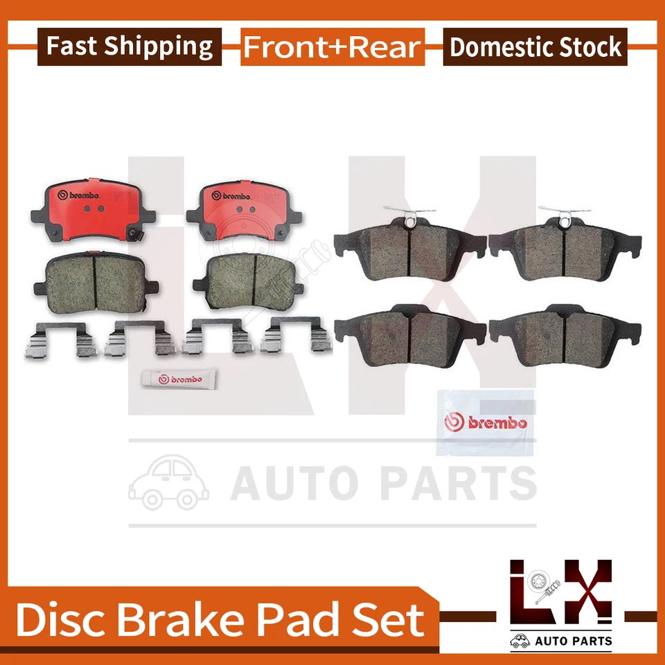 布雷博 8 前后刹车片适用于 2006 - 2009 庞蒂亚克 Solstice — 第 1/4 张图片