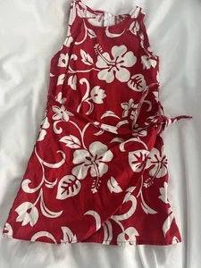 Girls Hawaiian Dress Lilo and Stitch 100% Cotton Size 4T (fits Like 3t) - Picture 1 of 3