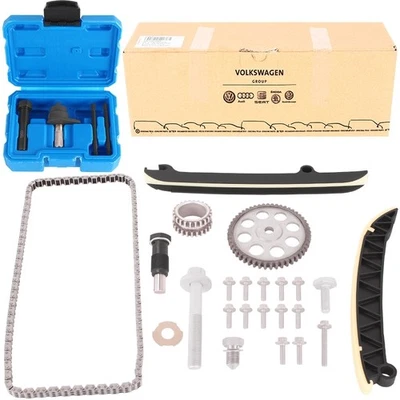 STEUERKETTENSATZ VW SKODA AUDI SEAT 1.2 TSI TFSI CBZA CBZB CBZC + KFZ WERKZEUG - Bild 1 von 4