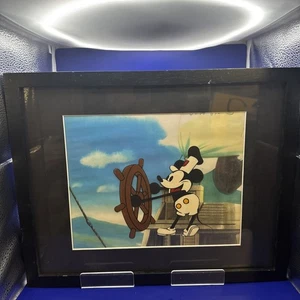 Walt Disney Mickey Mouse Steamboat Willie Limited Edition Sericel Animation Art - Picture 1 of 3