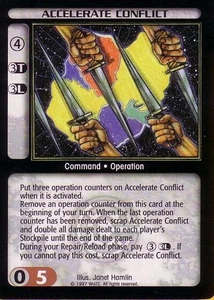 Accelerate Conflict - Counterstrike - Battletech CCG - Picture 1 of 6