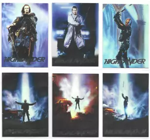 Película Highlander - Juego de 6 tarjetas clave arte persecución casi nuevo tarjetas imparables 2023 FC1-FC6 - Imagen 1 de 2