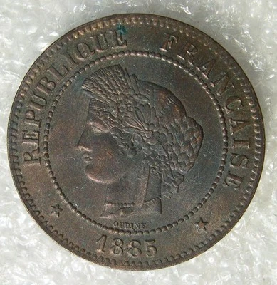 5 centimes 1885 A   CERES - Photo 1/2