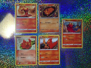 Pokemon TCG Regular Slugma: EX Unseen Forces 73/115; 027/185; 034/264 - Picture 1 of 17