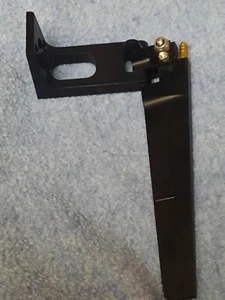 Insane 2.5 Stand Off Black Aluminum Rudder 4 Large RC Racing Speed Boat Model - Picture 1 of 3