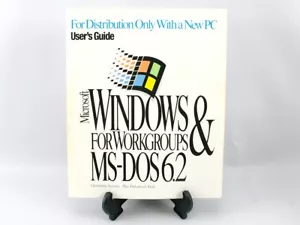Microsoft Windows for Workgroups & MS-DOS 6.2 - 3.5" Floppy - Picture 1 of 6