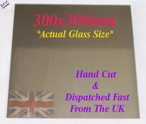 300 x 300mm Mirror Glass Plate For Heated 3D Printer Bed Creality ANet Prusa - Picture 1 of 1