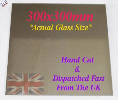 GCC SYSTEMS Piastra in vetro specchio 300 x 300 mm per stampante 3D riscaldata letto crealità ANet Prusa