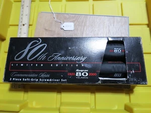 Snap-On 80th Anniversary Limited Edition Screwdrivers (lot#18213) - Picture 1 of 8