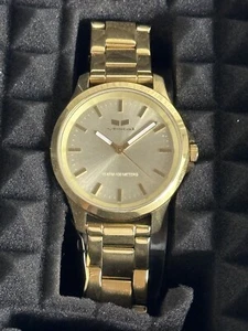 Vestal Gold Tone Dress Watch Men's Gold Dial SS Quartz 40mm HEI3M13 Demo - Picture 1 of 5