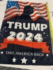 Donald Trump 2024 Take America Back Garden Flag Red White Blue USA New! Presiden