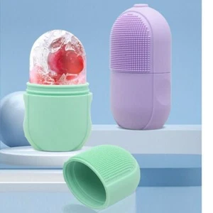 Face Massage Ice Roller Ice Facial Roller Silicone Face Ice Cube Mold Skin Care - Picture 1 of 14